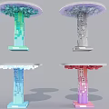 Modern Column 3d model