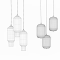 Modern Contemporary Pendant Lights With Glass Shades Metal Bases And Illuminated Design