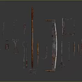 Handsaw clip rake 3d model