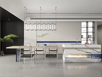 Modern Restaurant 3d model