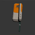Portable Handheld Equipment Featuring Colorful Screen Green Lanyard And Orange Accent