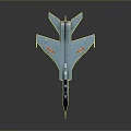 Light Blue Aerospace Shuttle Model With Red Emblems On Smooth Gray Background