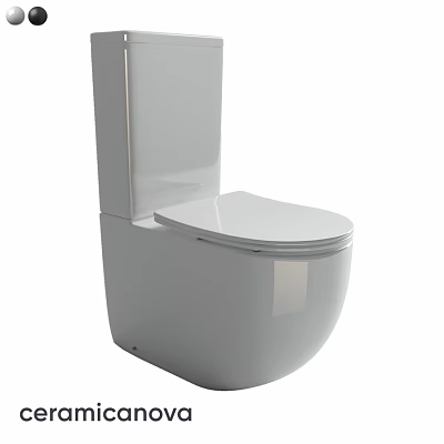 White Modern Toilet with Sleek Design and Clean Lines for Contemporary Bathrooms 3d model