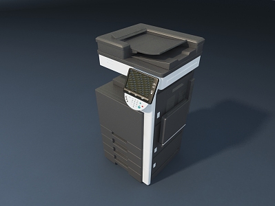 Modern refrigerator 3d model