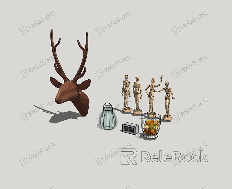 Nordic Animal Wall Decorations model