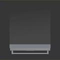 Modern Silver Compact Square Shaped Desktop Computer Case With Handle And Sleek Design