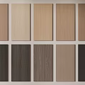Different Wood Grain Wall Panels Various Color Samples For Interior Home Decoration 3d model