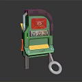 Modern radar sci-fi items sci-fi radar machine radar machine sci-fi components 3d model