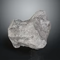 Natural Raw Stone With Rough Surface And Textured Irregular Shape For Decoration