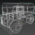 Yellow Tanker Truck With Silver Storage Tank And Number 09 13 Industrial Design
