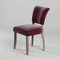 Dining Chairs In Various Colors And Styles For Home Interior 3d model
