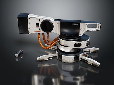 Advanced Space Exploration Device With Robotic Arm Lens And Support Structure 3d model