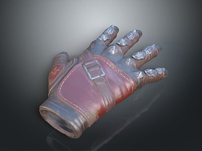 Gloves Hand Gaming Items 3d model