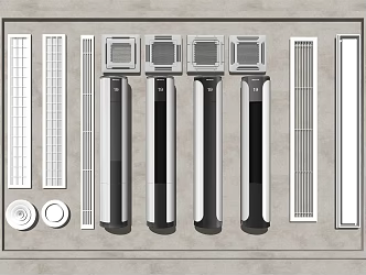 Modern air conditioning air conditioning combination 3d model