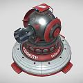 Sci-fi Turret Sci-fi Turret Sci-fi Cannon Sci-fi Cannon Future Weapon High-tech Low Face Number Low Model Simple Model Game Movie and TV Level Super Realistic 3d model