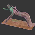 Modern tool guillotine ancient tool machining 3d model
