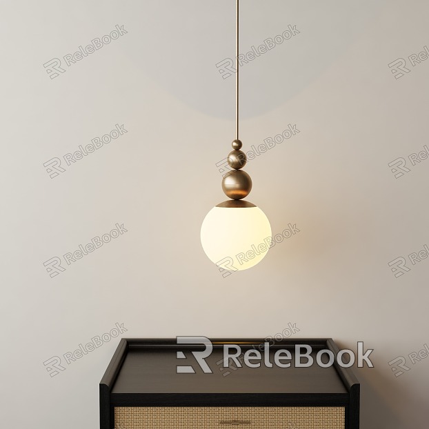 Metal chandelier model