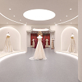 Modern Bridal Shop 3d model