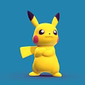 Pikachu Game And Movie Character With Crossed Arms Yellow Body Red Cheeks And Lightning Tail