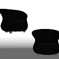 Nordic Minotti Single Sofa 3d model