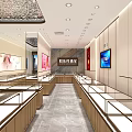 Elegant Jewelry Store Exterior Design With HDX Sign Warm Lighting And Glass Display Windows