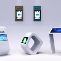modern all-in-one machine 3d model