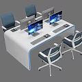 Modern Blue Mesh Office Chair With Wheeled Design For Comfortable Office Workstation Setup