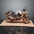 Motorcycle Two-wheeled Motorcycle Cross-country Motorcycle Road Race Motorcycle Motor Vehicle Transport 3d model