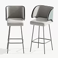 Modern Bar Chair High Stool Bar Stool 3d model