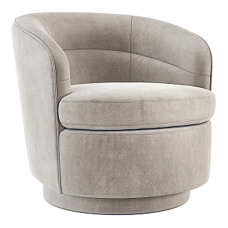 West Elm Viv Swivel Chair 3d model