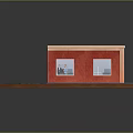Cartoon Scene Of Indoor Layout With Multiple Sections People Standing And Seating Facilities