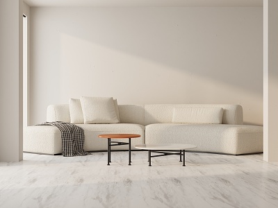 Three-seat sofa 3d model