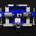 Advanced Industrial Equipment Featuring Automated Mechanical Arm Precision Control And Computer Monitoring Interface