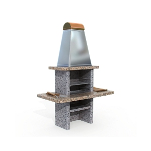 Jianou outdoor barbecue stove oven 3d model