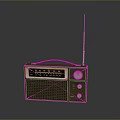 Radio Portable Radio Desk Radio Full Band Radio AC Radio 3d model