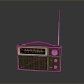 Radio Portable Radio Desk Radio Full Band Radio AC Radio 3d model