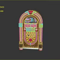 Coin Jukebox Coin-operated Jukebox Game Machine Large Game Machine Coin-operated Game Machine Arcade Machine 3d model