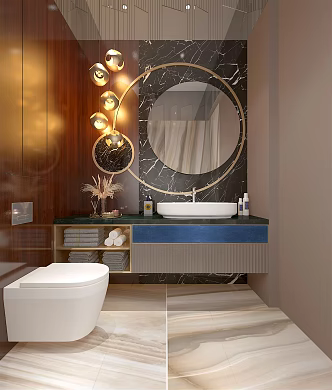 Modern toilet 3d model
