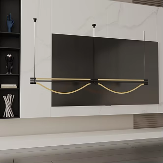 Modern floor lamp 3d model