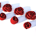 Beautiful Multiple Red Rose Shaped Decorative Ornaments for Home and Event Decoration