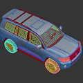 Silver SUV With Roof Rack Black Wheels And Rugged Exterior Design