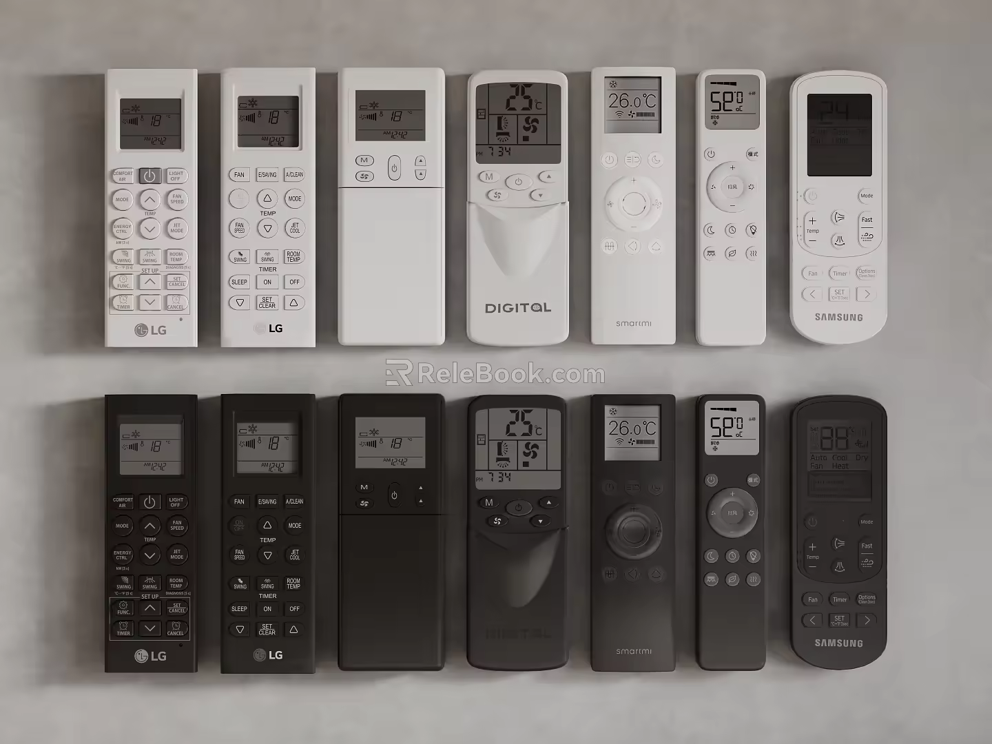 Modern remote control switch 3d model
