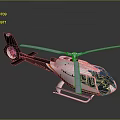 Modern Helicopter With Sleek White Black Exterior Aerodynamic Rotors And Cockpit Windows