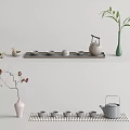 New Chinese Tea Set Teapot Tea Set 3d model