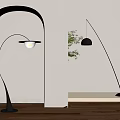 Floor lamp combination 3d model