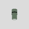 Modern Green Downlight Spotlight With Metallic Cylindrical Design For Interior Lighting Decoration