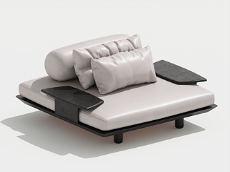 Modern Single Sofa Single Leisure Chair 3d model