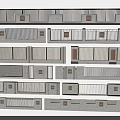 Feature Wall Design With Various Textured Panels Grid Patterns And Modular Structures 3d model