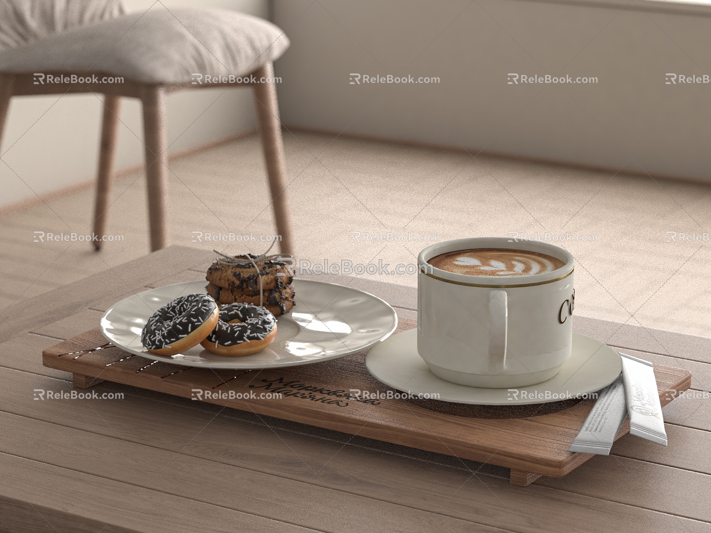 Coffee Coffee Cup Hot Drink 3d model