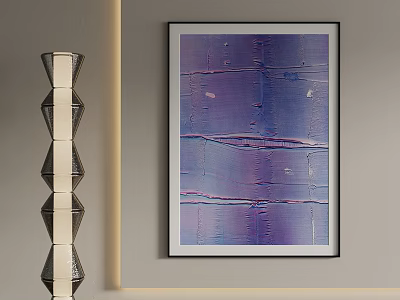 modern decorative painting 3d model